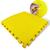 Kit 4 Tapete Infantil EVA Estilo Tatame de 50x50x1cm com Área Total de 1m² Diversas Cores para Bebê Criança Emborrachado Quarto Engatinhar Brinquedo Amarelo