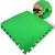 Kit 4 Tapete Infantil EVA Estilo Tatame de 50x50x1cm com Área Total de 1m² Diversas Cores para Bebê Criança Emborrachado Quarto Engatinhar Brinquedo Verde bandeira