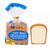 Kit 4 unidades de Apagador borracha infantil criativo formato pão exclusiva fofa Marrom