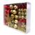 Kit 40 Bolas de Natal e Enfeites para Arvore Pinheiro Luxo Vermelho/Dourado