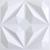 Kit 48 Placas 3D Pvc Decoração Parede Teto (12M) Geometric Branco