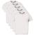 Kit 5 Camisa Camiseta Masculina Plus Size Lisa 100% Algodão Gola Redonda Manga Curta G1 ao G4 Todas brancas