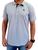 kit 5 camisa polo masculina algodão marca toqref store14 Cinza claro