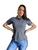 Kit 5 Camisas Polo Piquet Feminina Uniforme Chumbo