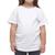 Kit 5 Camiseta Infantil Criança Menina Menino Básica Lisa Branco