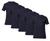 KIT 5 Camiseta LISA Masculina- Dry FIt, Uso casual e esportivo, treino, academia. 5 5 azul marinho