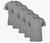 KIT 5 Camiseta LISA Masculina- Dry FIt, Uso casual e esportivo, treino, academia. 5 5 chumbo