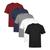 Kit 5 Camisetas AMGK Masculina Lisa Premium 100% Algodão Colorido