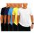 Kit 5 Camisetas Dry Fit Masculina Esportiva para Treino Academia Básica Cores Tecido Leve Fitness Uma de cada cor