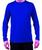 Kit 5 Camisetas Proteção Solar Permanente UV50+ Tecido Gelado  Slim Fitness Azul royal