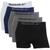 Kit 5 Cueca Boxer Reebok Masculina Premium Classic Microfibra 1branco, 1azul, 2cinza, 1preto