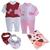 Kit 5 Pçs Roupinha de Bebê Presente Macacão Feminino Masculino Menina