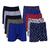 Kit/5 Samba Canção De Liganete Cueca Short Malha Fria Pijama Masculino Roupa De Dormir Pijama Cores e estampas variadas