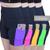 Kit 5 Shorts cintura alta de academia Suplex com bolsos para celular Preto