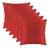 Kit 6 Almofadas Decorativas Para Sala e Quarto Suede Escolha Sua Cor - WeD Decor Vermelho