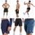 Kit 6 Bermuda dryfit short tactel elastano masculino liso Sortido