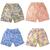 Kit 6 Bermudas Femininas Senhora Malha Estampado Cós Alto Kit 6 bermudas