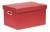 Kit 6 Caixas Organizadoras Prontobox 36,5 L Várias Cores Vermelho