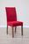 Kit 6 Capa Para Cadeira De Jantar Em Veludo Suede Direto Da Fábrica vermelho