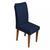Kit 6 Capas para Cadeira de Jantar com Elástico Malha Gel Diversas Cores Proteção e Design Atual Azul Marinho