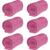 Kit 6 Cobertor Casal Manta Microfibra Celta Lisos Cobertores Mantas Atacado Doação Hotel Pousada Rosa Escuro