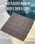 Kit 6 Deck modular plástico textura madeira para box piscina varanda Marrom