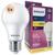 Kit 6 Lâmpadas Led Philips Bulbo 9w Equivale 60w E27 Bivolt Branco Quente