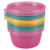 Kit 6 Potes de Armazenamento 250ml Para Leite Materno e Papinha Livre de BPA Buba Rosa