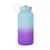 Kit 6 Squeeze Garrafa Super Na Cor Azul Lilás de 1litro Sem Resina Azul com lilás