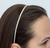 Kit 6 tiaras arquinho com perola arco para cabelo delicado classica perolado 