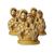 Kit 6 Unidades Sagrada Família Busto Barroca 20cm Dourado Dourado