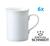 Kit 6 Xícara Caneca Café C/ Leite Chocolate Porcelana Schmidt Branco