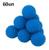 Kit 60 Bolinha Cravo Fisioterapia Anti Stress Mão Bola Pet Massageadora Azul