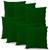 Kit 7 Capas de Almofada Suede Decoração Sala Premium 40x40 Verde