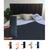 Kit 7 Placas 20x60 Adesivas Modulada Retangular Cabeceira Quarto Casal Decorativo Cama Box Preto Facto
