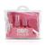 Kit 7 Porta Frascos Viagem Organizador Mala Mão Bolsa Necessaire Shampoo Creme Perfume Cuidado Pessoal Rosa