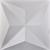 Kit 74 Placas PVC Autoadesivas Branco: Elegância Instantânea Estrelar Branco 