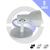 Kit 8 Luminaria Spot em Aluminio com Base Sobrepor Teto Parede Loja Soquete E27 Lampada LED Bulbo Branco