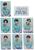 Kit 8 Photocards BTS Idol Kpop Colecionáveis  Dupla Face Foto (8x5cm) Proof 1