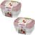 Kit 8 Pote Sanremo Retangular 280ml Vai Freezer Microondas Potinho Ideal Congelar Alimentos Pequenas Porções Rosa