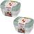 Kit 8 Pote Sanremo Retangular 280ml Vai Freezer Microondas Potinho Ideal Congelar Alimentos Pequenas Porções Verde