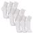 Kit 9 Pares Meia Unissex Cano Médio Atoalhada Trifil T08721 Branco