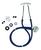 Kit Acadêmico de Enfermagem Com Glicosimetroo - Premium  Azul