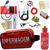 Kit Academico Enfermagem Aparelho Pressao Estetoscopio Multi PAMED Vermelho