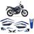 Kit Adesivo Personalizado Honda Cg Titan 160 2022 Start  AZUL