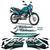 Kit Adesivos Faixa Moto Falcon Nx4 Adventure Spirit 2001 MOTO VERDE
