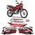 Kit Adesivos Faixa Moto Falcon Nx4 Adventure Spirit 2001 MOTO VERMELHA