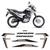 Kit Adesivos Moto Honda Nxr Bros 160 2022 Modelo Original MOTO BRANCA