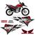 Kit Adesivos Moto Honda Xre 300 2012 Faixas Modelo Original MOTO VERMELHA