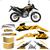 Kit Adesivos Moto Honda Xre 300 Adventure 2009/2018 Tanque LARANJA